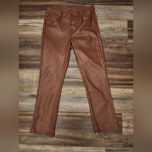 Brown Leather Pants